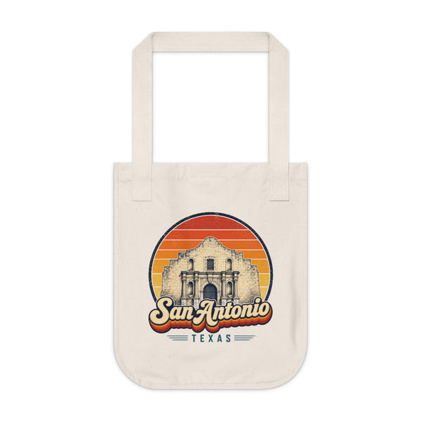 San Antonio Retro Sunset Tote Bag