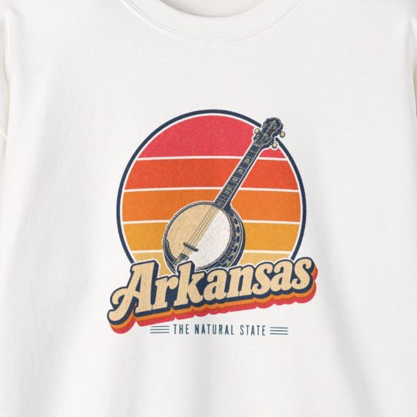 Arkansas Ozark Folk Banjo Sweatshirt