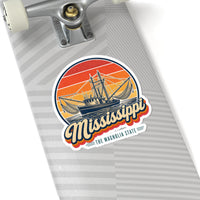 Mississippi Gulf Shrimp Boats Sticker