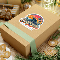 California Grizzly Bear And Star Sticker