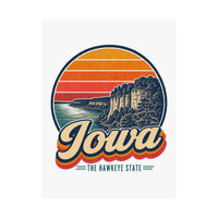 Iowa Mississippi River Bluffs Poster