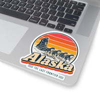 Alaska Dog Sledding Sticker