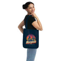 Maryland Retro Sunset Tote Bag
