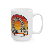 Wyoming Elk Antler Arch Mug