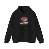 West Virginia Retro Sunset Hoodie
