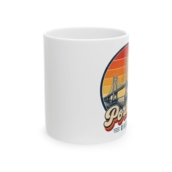 Portland Retro Sunset Mug