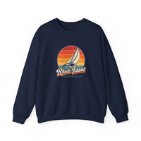 Rhode Island Sailboat Heeling Sweatshirt
