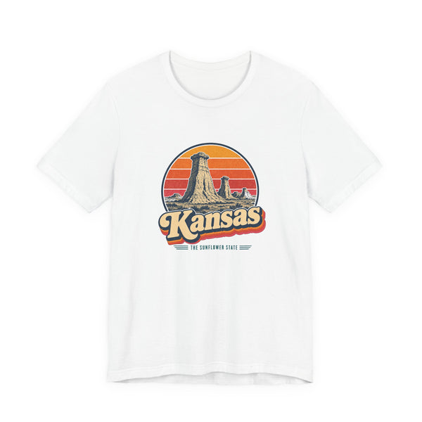 Kansas Monument Rocks Tee