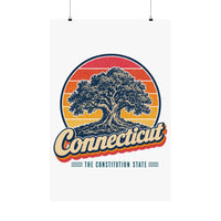 Connecticut Charter Oak Poster