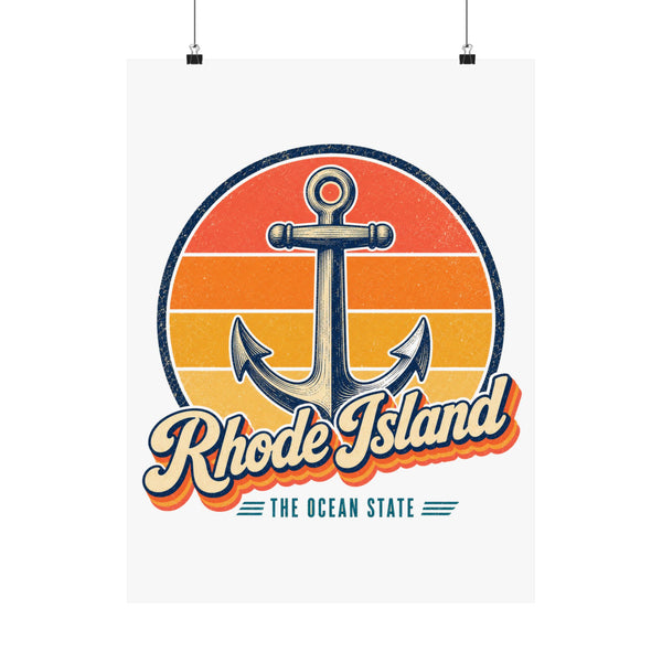 Rhode Island Anchor Of Hope Poster