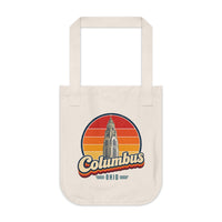 Columbus Retro Sunset Tote Bag