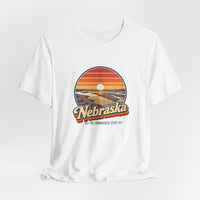 Nebraska Platte River Sunset Tee