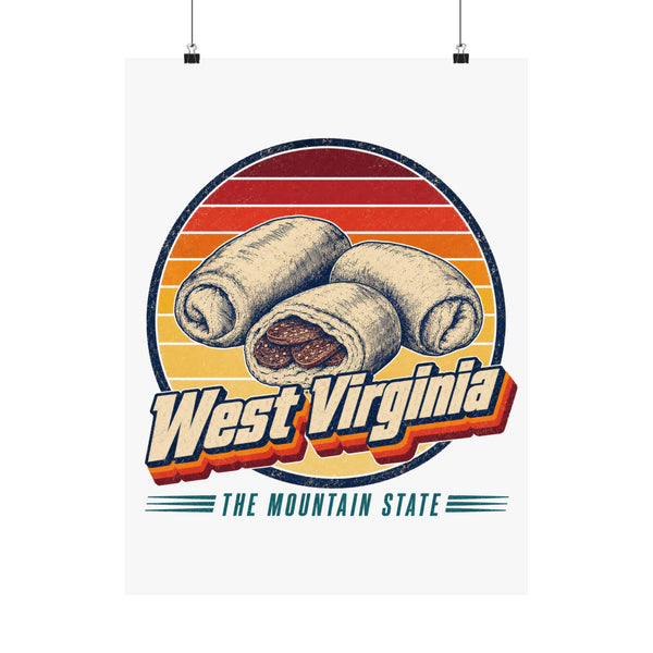 West Virginia Pepperoni Rolls Poster