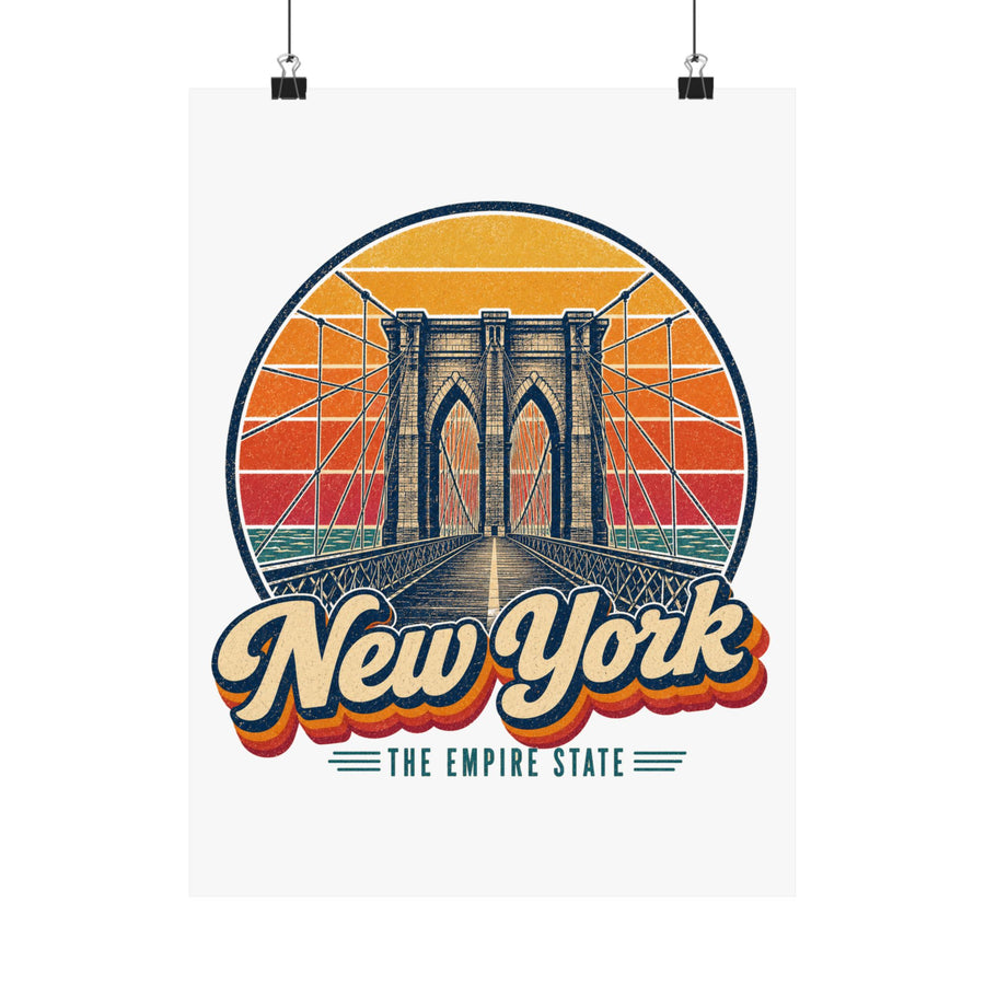 New York Brooklyn Bridge Poster