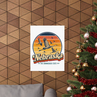 Nebraska Sandhill Crane Migration Poster