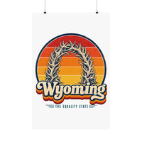 Wyoming Elk Antler Arch Poster
