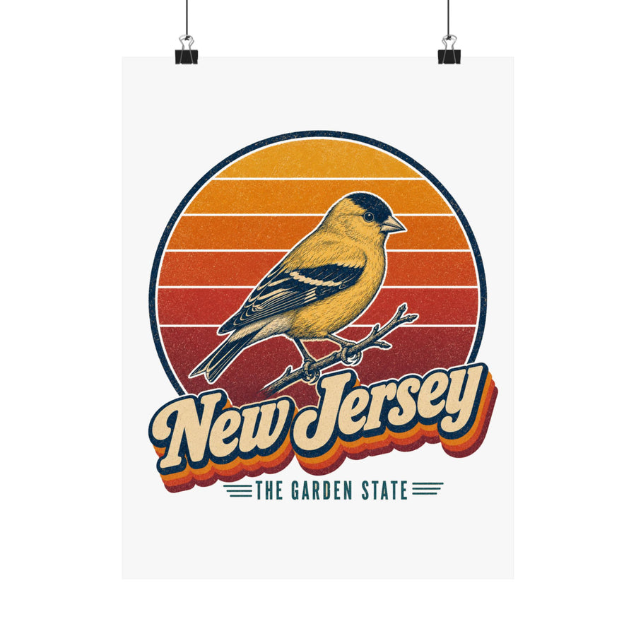 New Jersey Goldfinch Poster