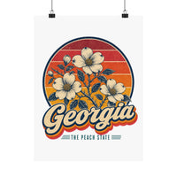 Georgia Cherokee Rose Poster