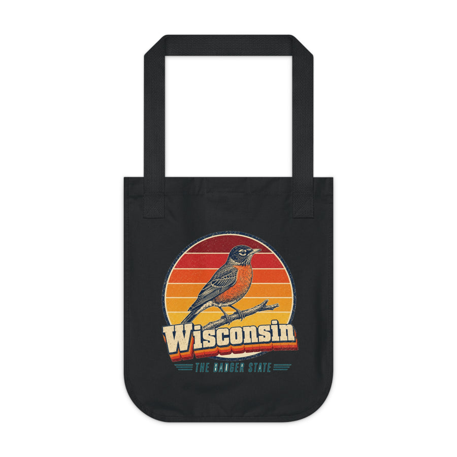Wisconsin American Robin Tote Bag