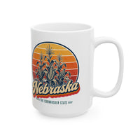 Nebraska Corn Stalks Mug