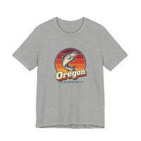 Oregon Leaping Salmon Tee