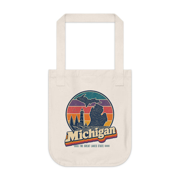 Michigan Mitten State Shape Tote Bag