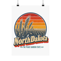 North Dakota Wheat Fields Poster
