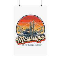 Mississippi Gulf Shrimp Boats Poster