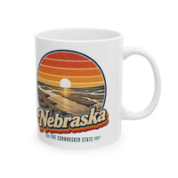 Nebraska Platte River Sunset Mug