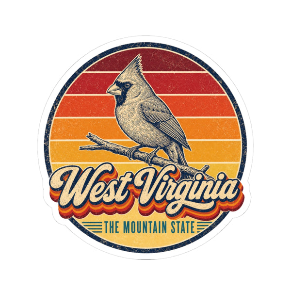 West Virginia Cardinal Sticker