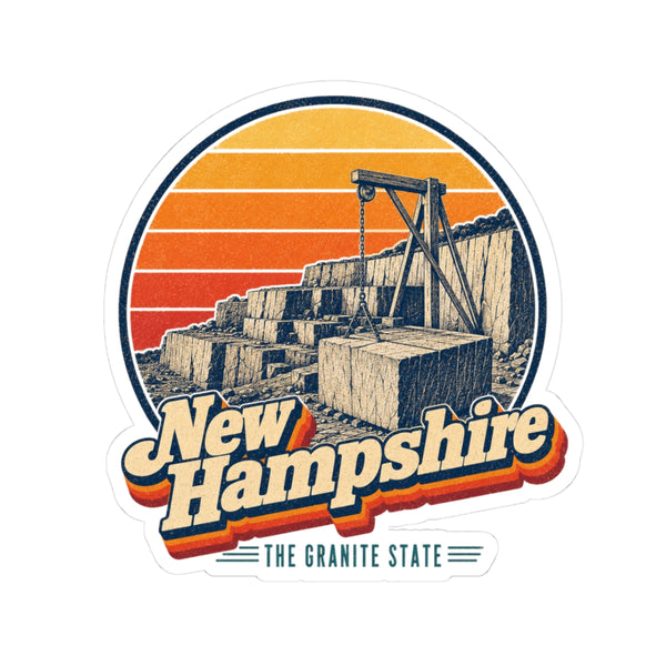 New Hampshire Granite Quarry Sticker