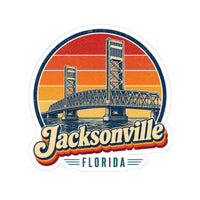 Jacksonville Retro Sunset Sticker