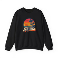 Florida Palm Trees And Beach Sweatshirt