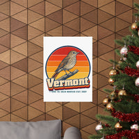 Vermont Hermit Thrush Poster