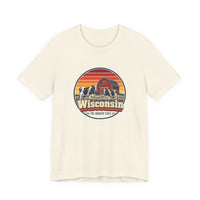 Wisconsin Dairy Cows Red Barn Tee