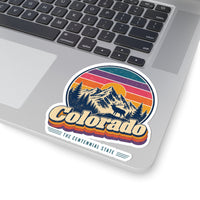 Colorado Retro Sunset Sticker