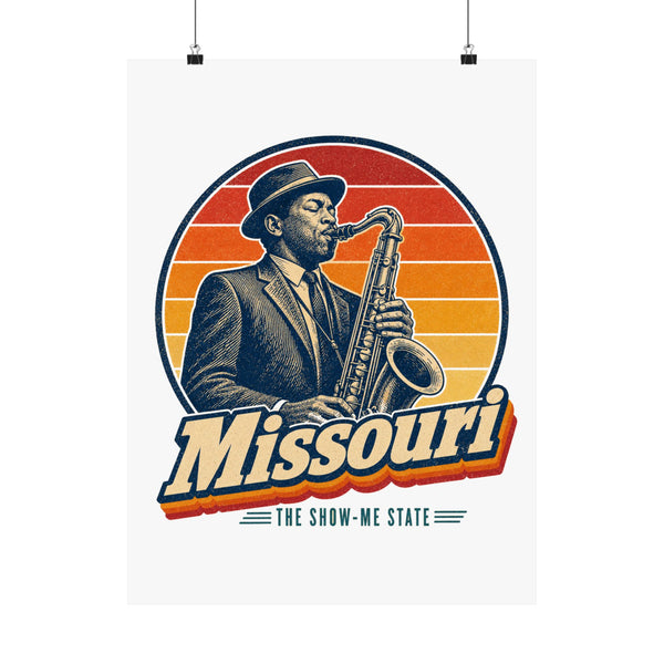 Missouri Kansas City Jazz Poster