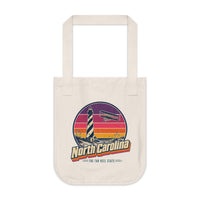 North Carolina Retro Sunset Tote Bag