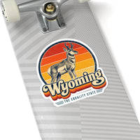 Wyoming Pronghorn Antelope Sticker