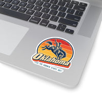 Oklahoma Rodeo Cowboy Sticker