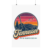 Tennessee Retro Sunset Poster