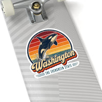 Washington Orca Whale Sticker