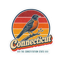 Connecticut American Robin Sticker