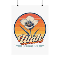 Utah Sego Lily Poster