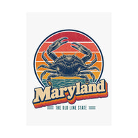 Maryland Blue Crab Poster