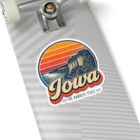 Iowa Mississippi River Bluffs Sticker