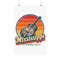 Mississippi Delta Blues Guitar Poster