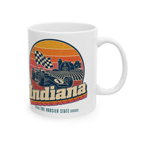 Indiana Retro Sunset Mug