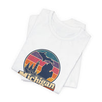Michigan Retro Sunset Tee