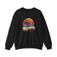Wyoming Retro Sunset Sweatshirt
